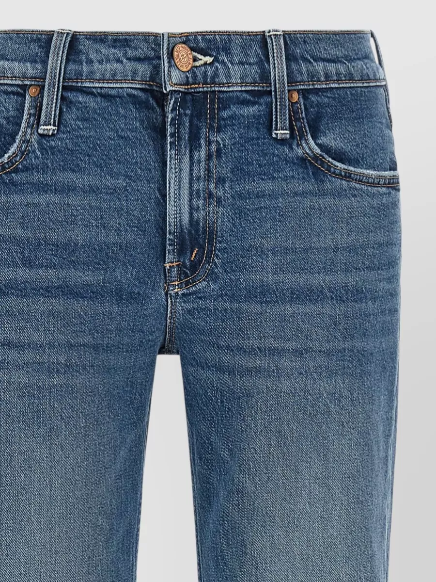 Mother Denim Low-Rise Bootcut Jeans