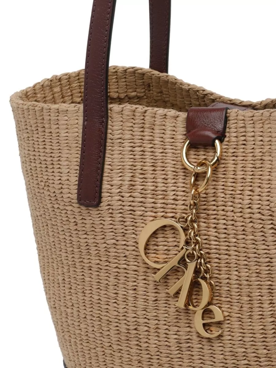 Chloé Woody Woven Bucket Bag