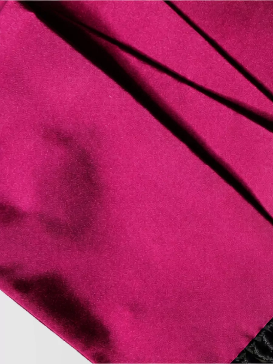 Dolce&Gabbana Silk Fringe Neck Wrap Scarf