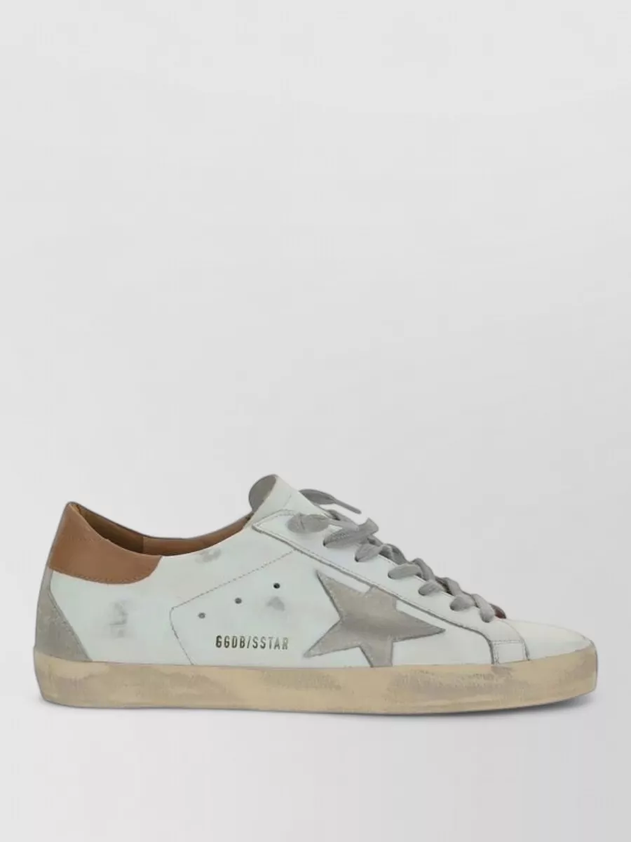 Golden Goose Leather Low-Top Sneakers