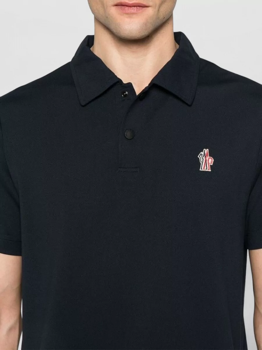 Moncler Grenoble Silk Polo Shirt