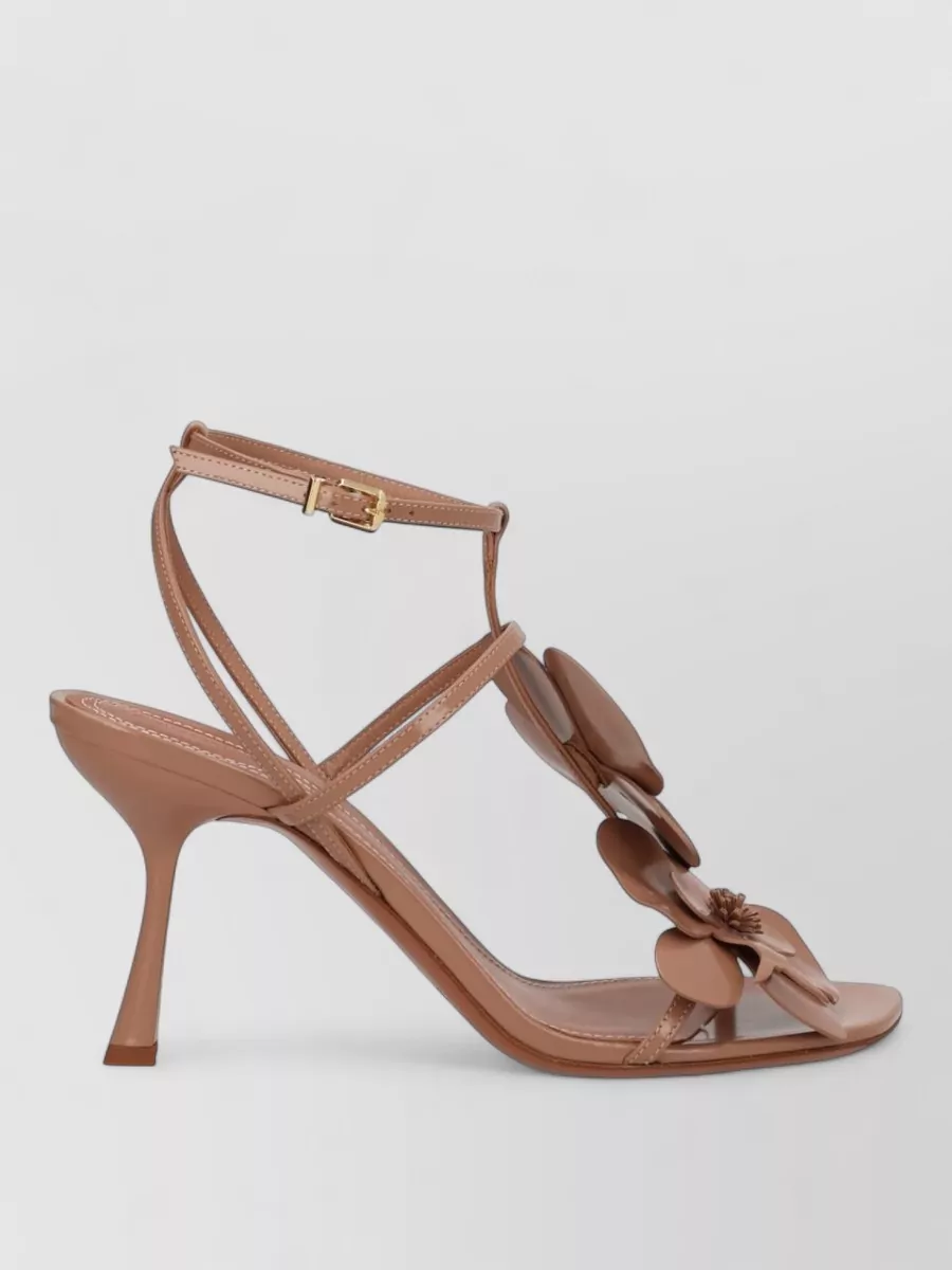 Zimmermann Orchid 85 Sandals Floral Straps Open Toe
