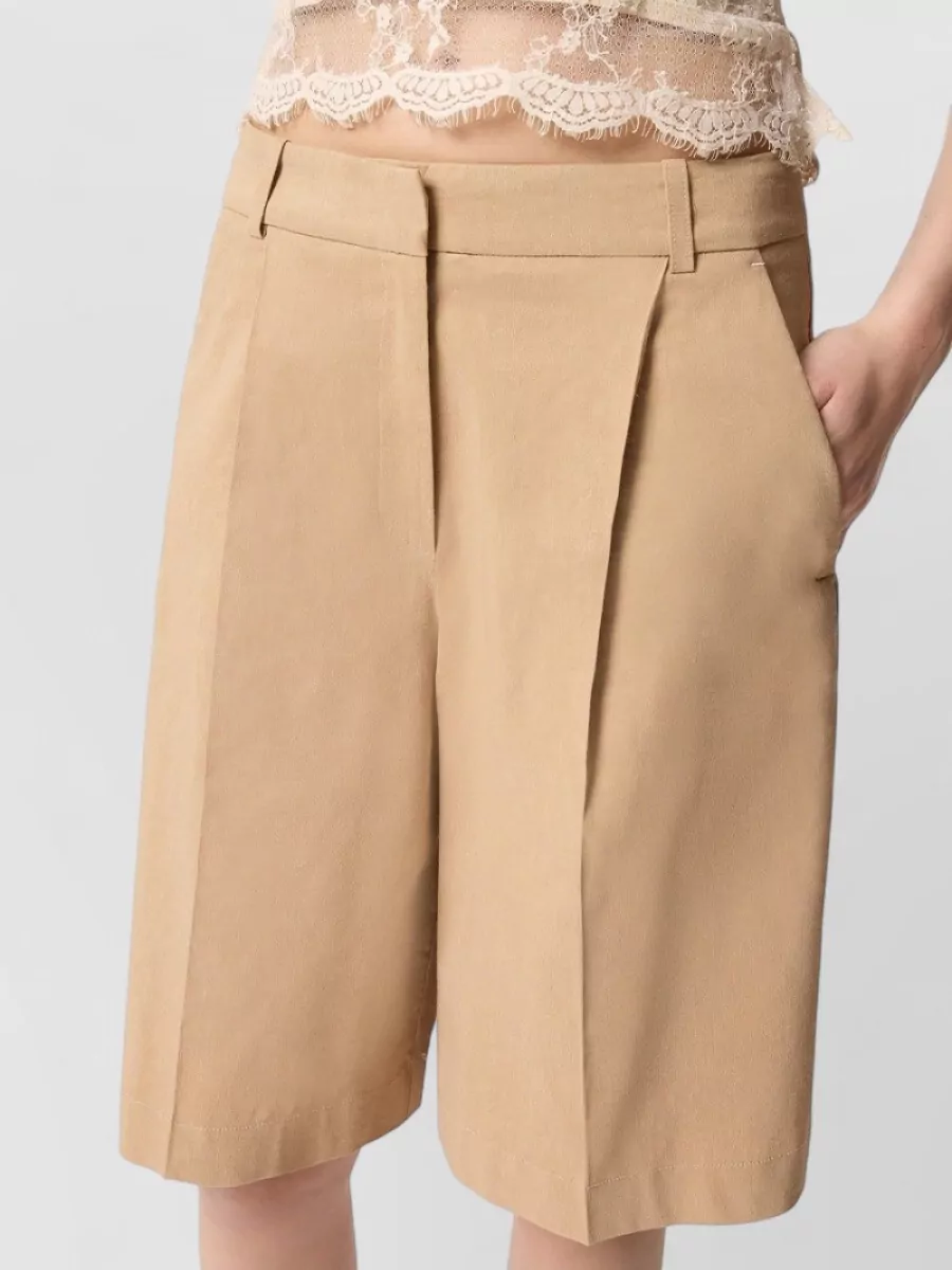 Pinko Linen Bermuda Shorts