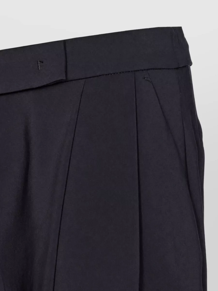 Pinko Pleated Straight-Leg Tailored Trousers
