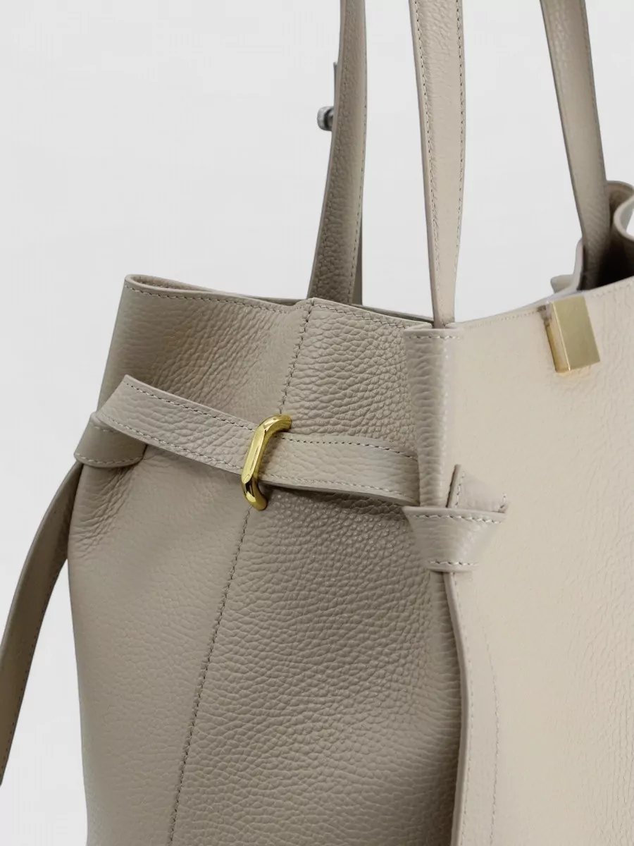 Yuzefi Leather Knot-Detail Tote Bag