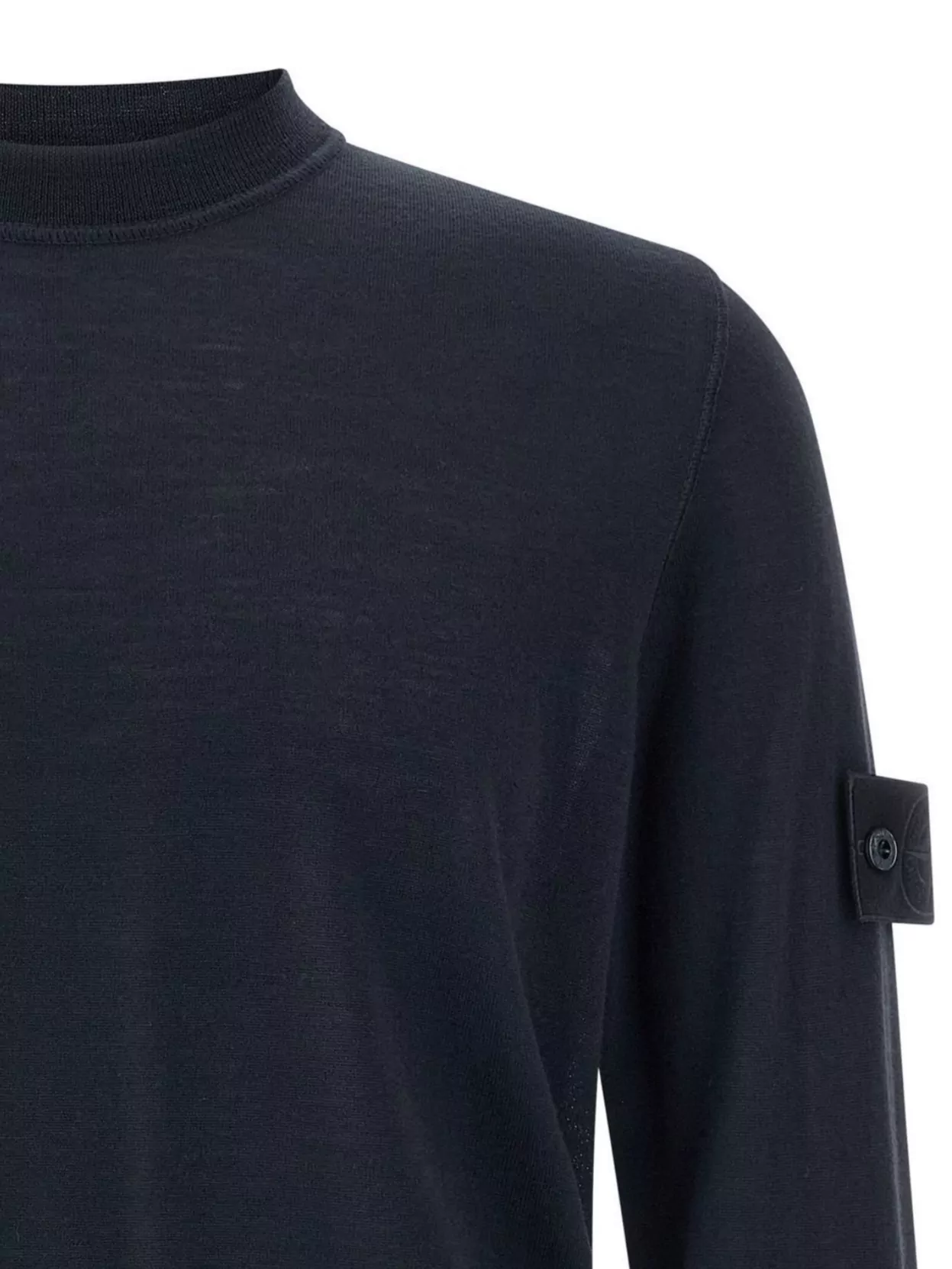 Stone Island Long Sleeve Crew Neck Knit Sweater