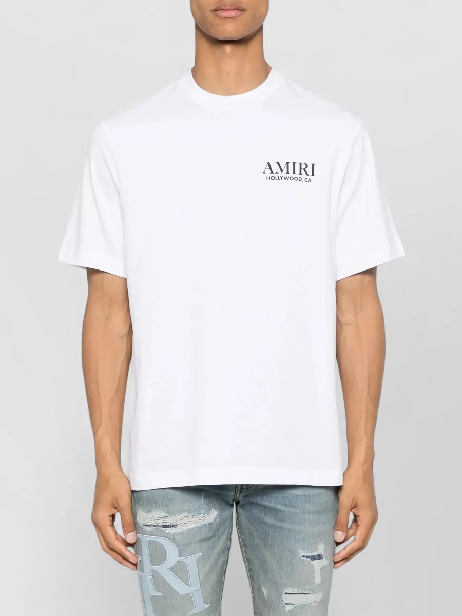 Amiri Stacked Bones Logo Back Jersey T-Shirt