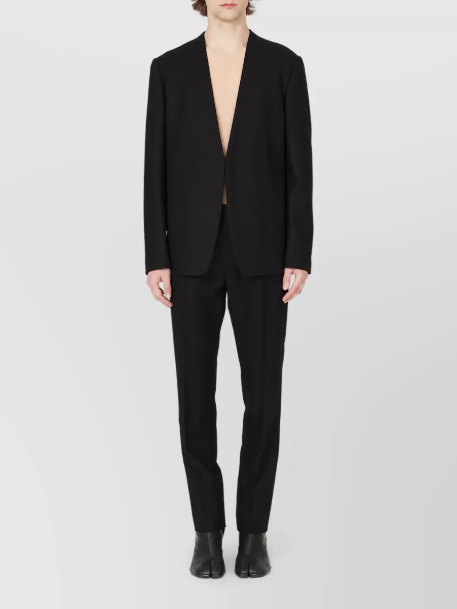 Maison Margiela Virgin Wool Slim Straight-Leg Trousers