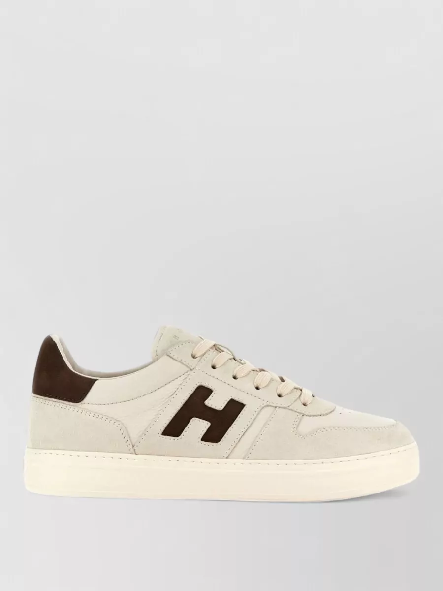 Hogan Leather Lace-Up Sneakers