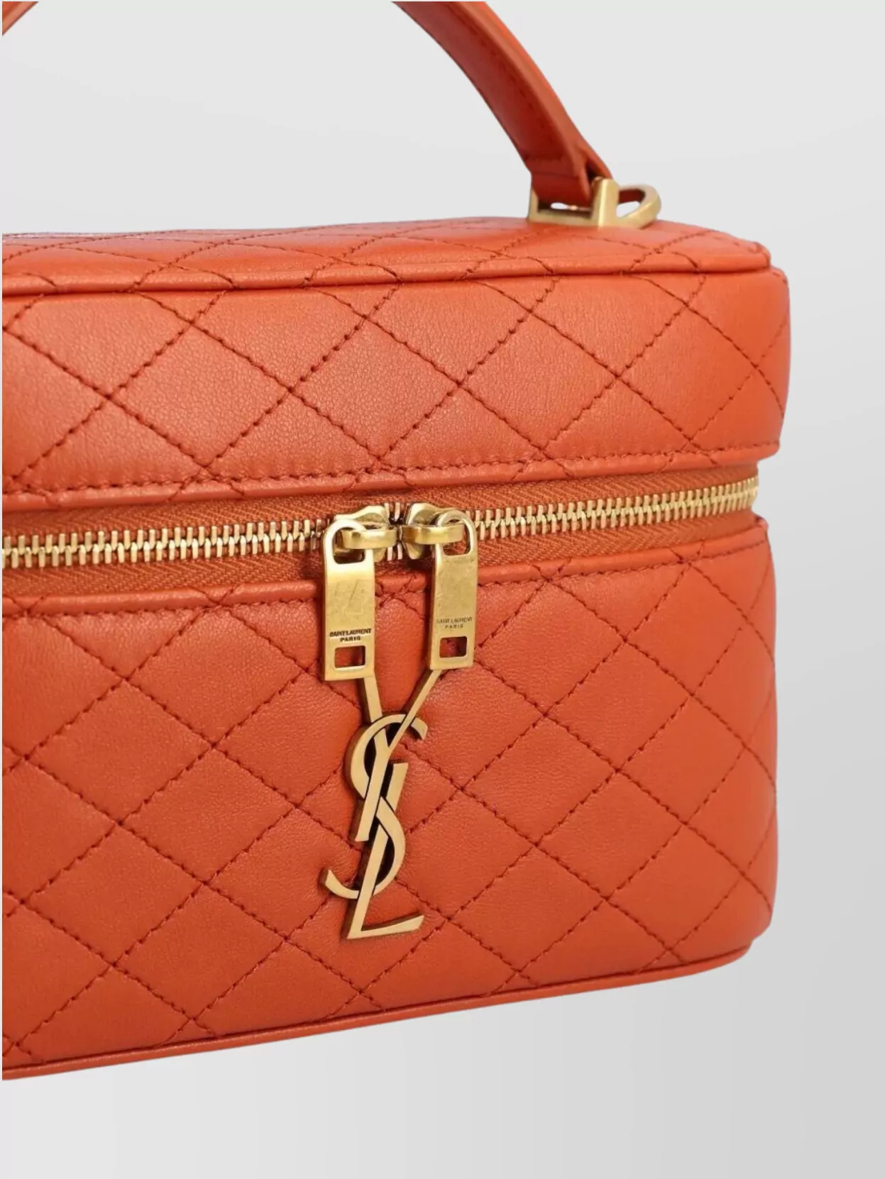 Saint Laurent Borsa Vanity Gaby In Pelle Di Agnello