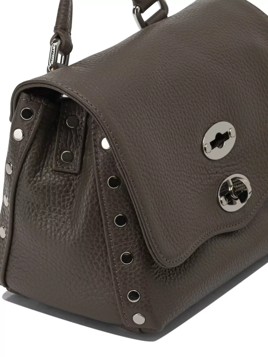 Zanellato Shoulder Bag Top Handle Metal Hardware