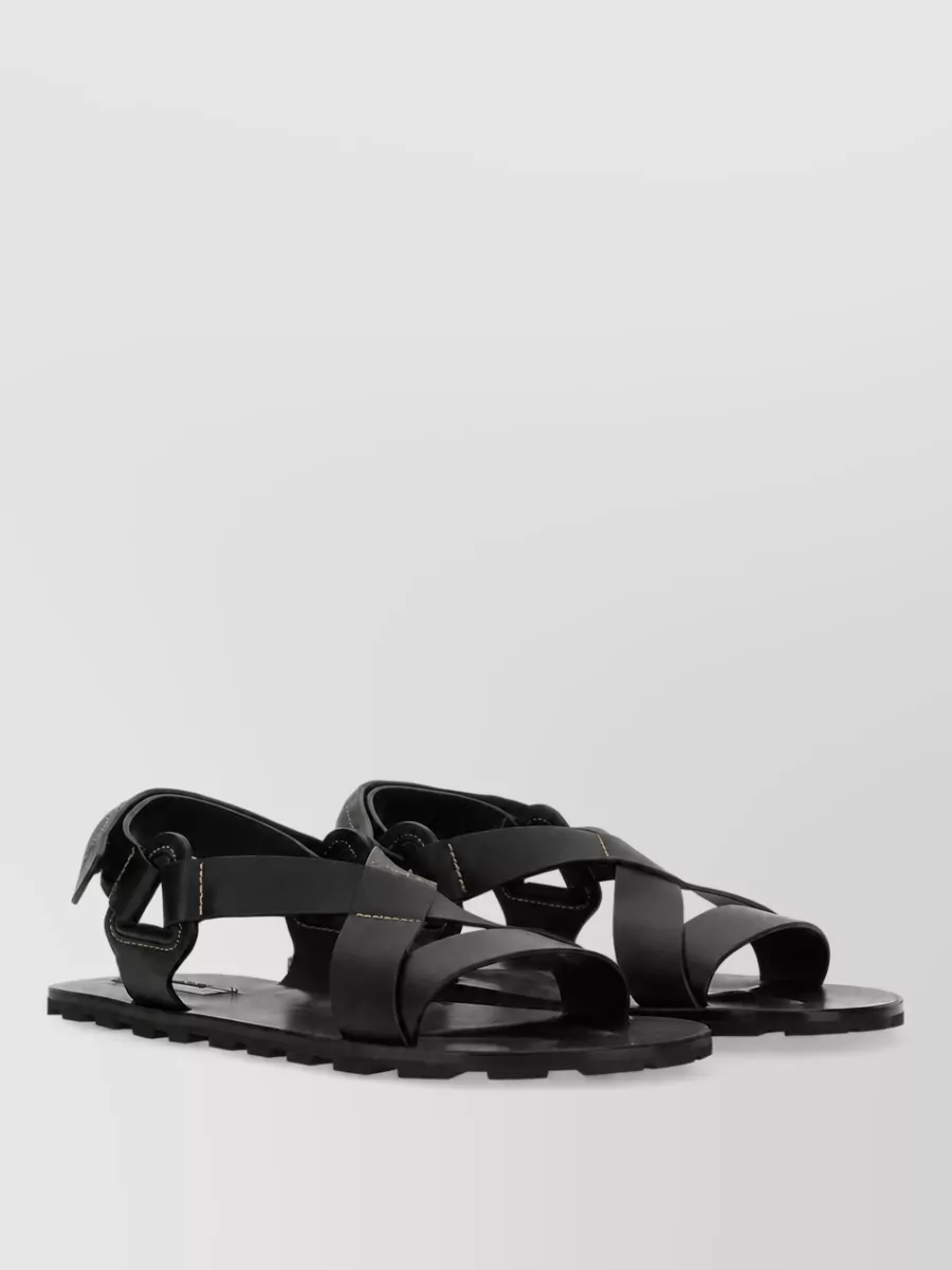 Jil Sander Leather Sandals