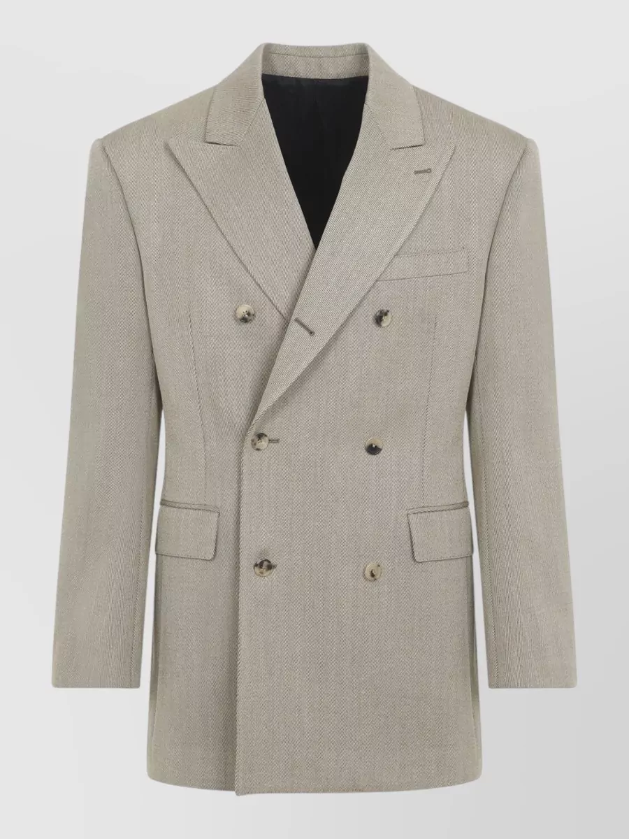 Celine Wool Double-Breasted Coat