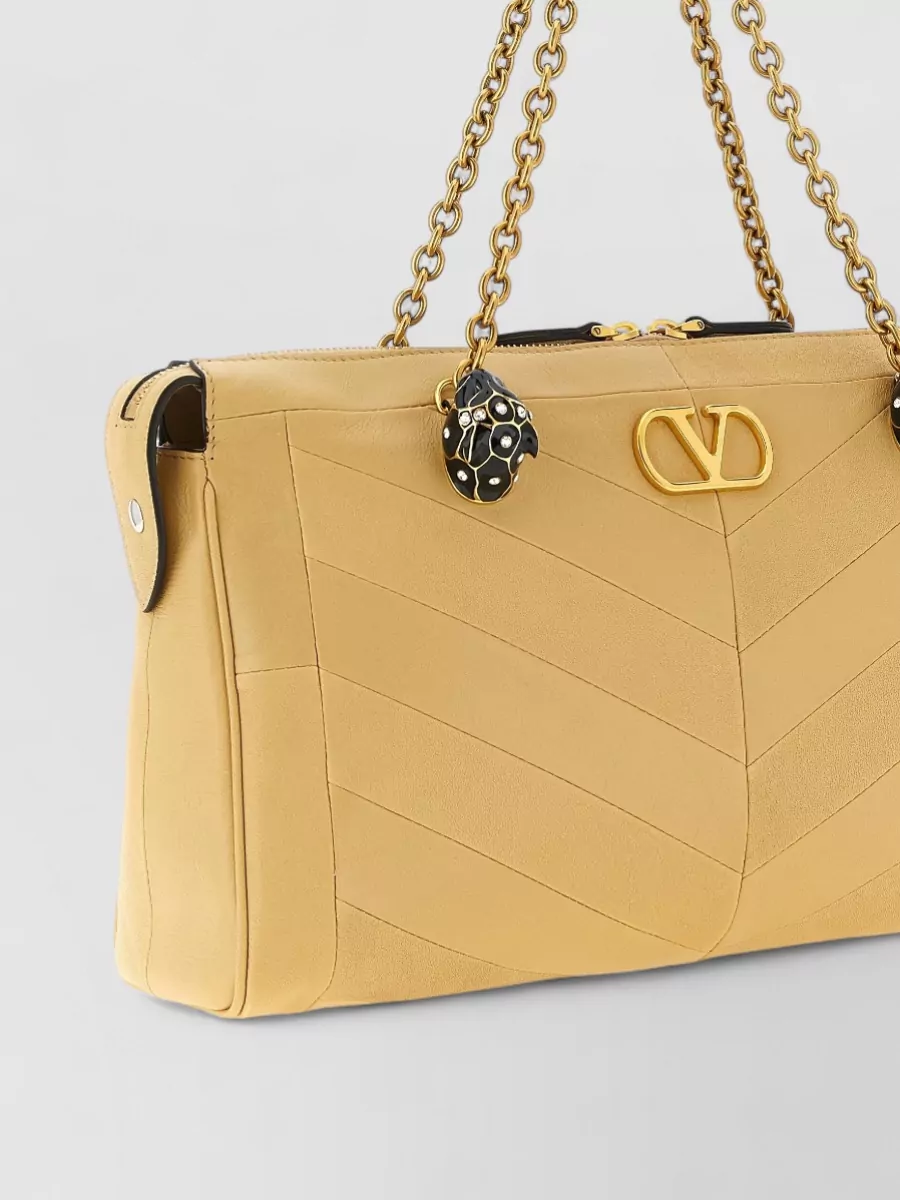 Valentino Garavani Panthea Lambskin Shoulder Bag