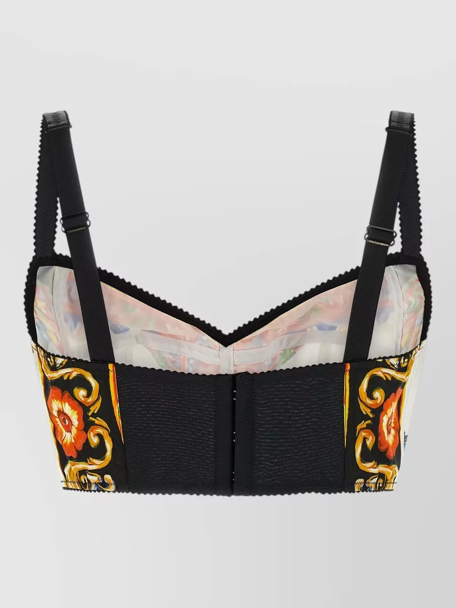 Dolce&Gabbana Printed Crop Top
