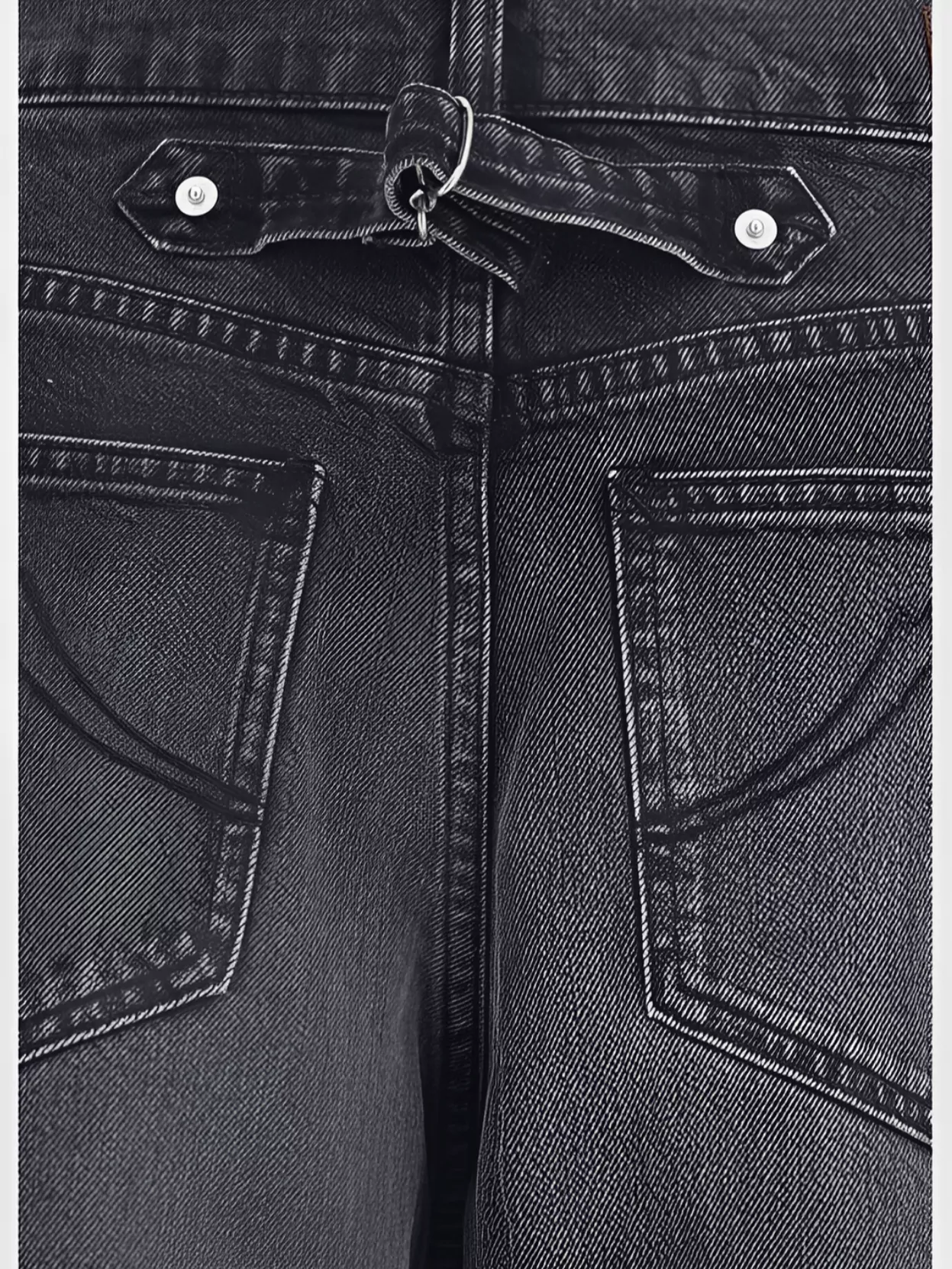 Kenzo Modern Straight Cut Denim Trousers