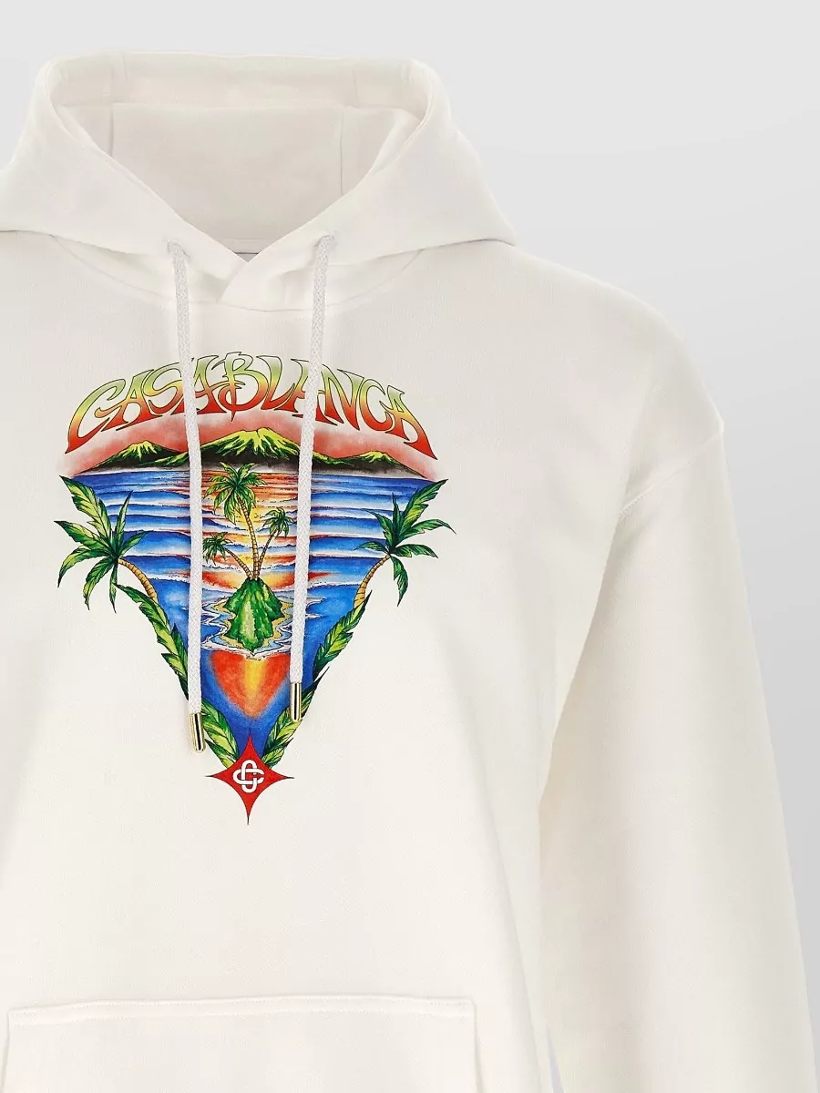 Casablanca Organic Cotton Printed Hoodie