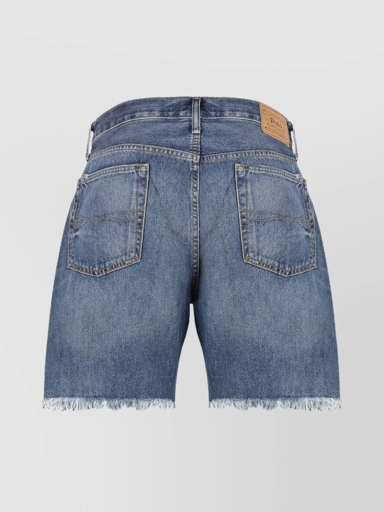 Polo Ralph Lauren Casual Denim Bermuda Shorts Featuring Pockets