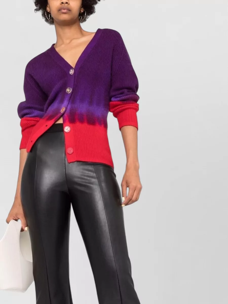 Wolford High-Rise Cropped Flared Trousers