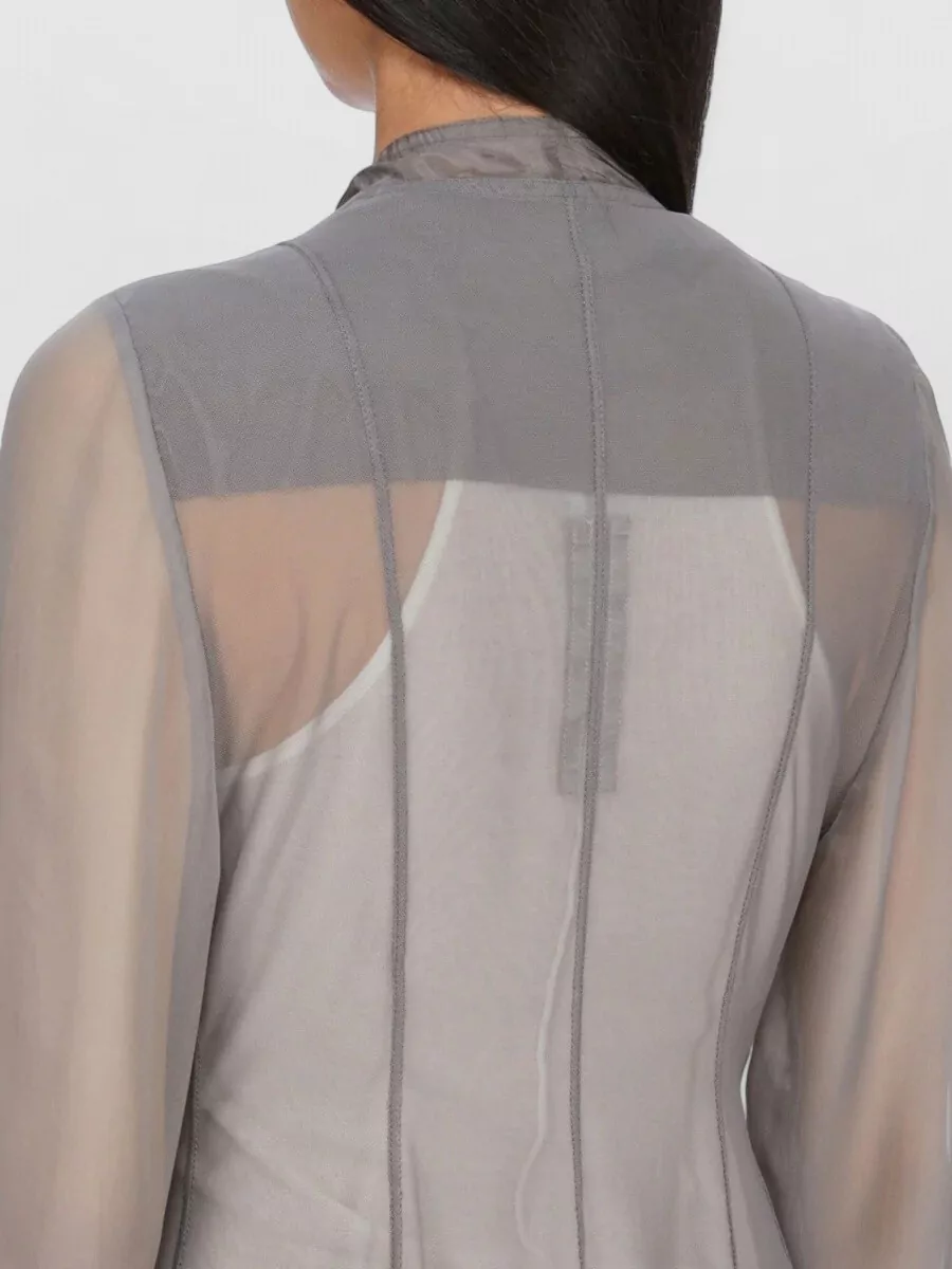 Rick Owens Stag Jkt Tailored Blazer Silk Blend