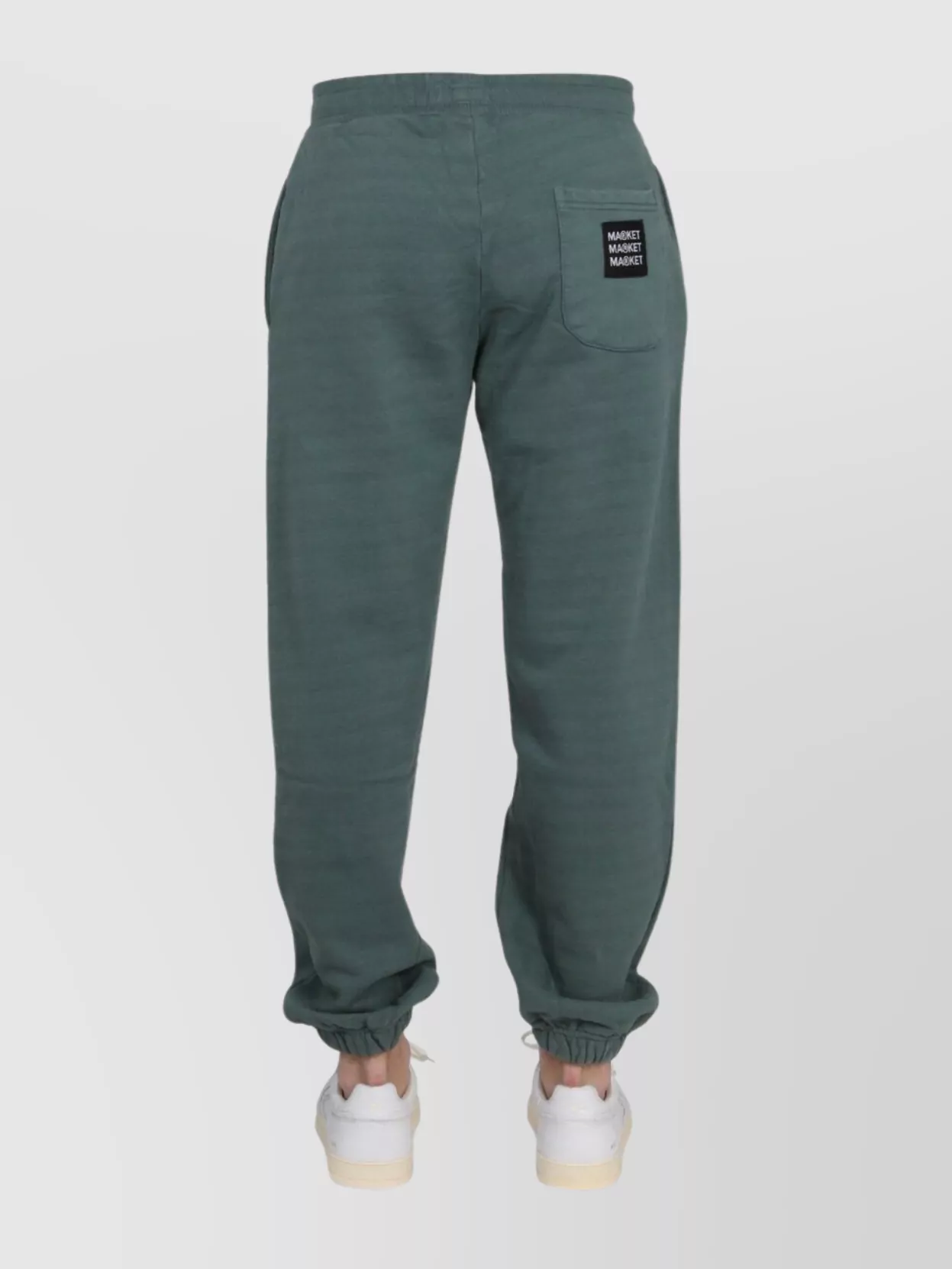 Market Trousers With Logo Detail And Pockets