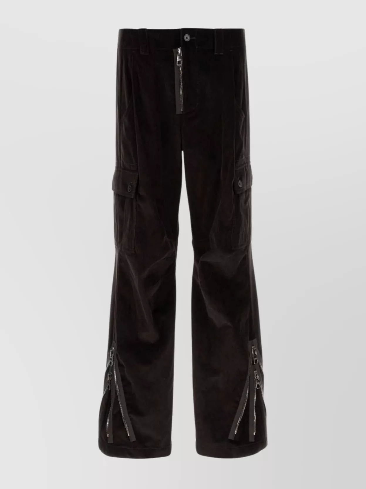 Dolce&Gabbana corduroy wide-leg cargo trousers