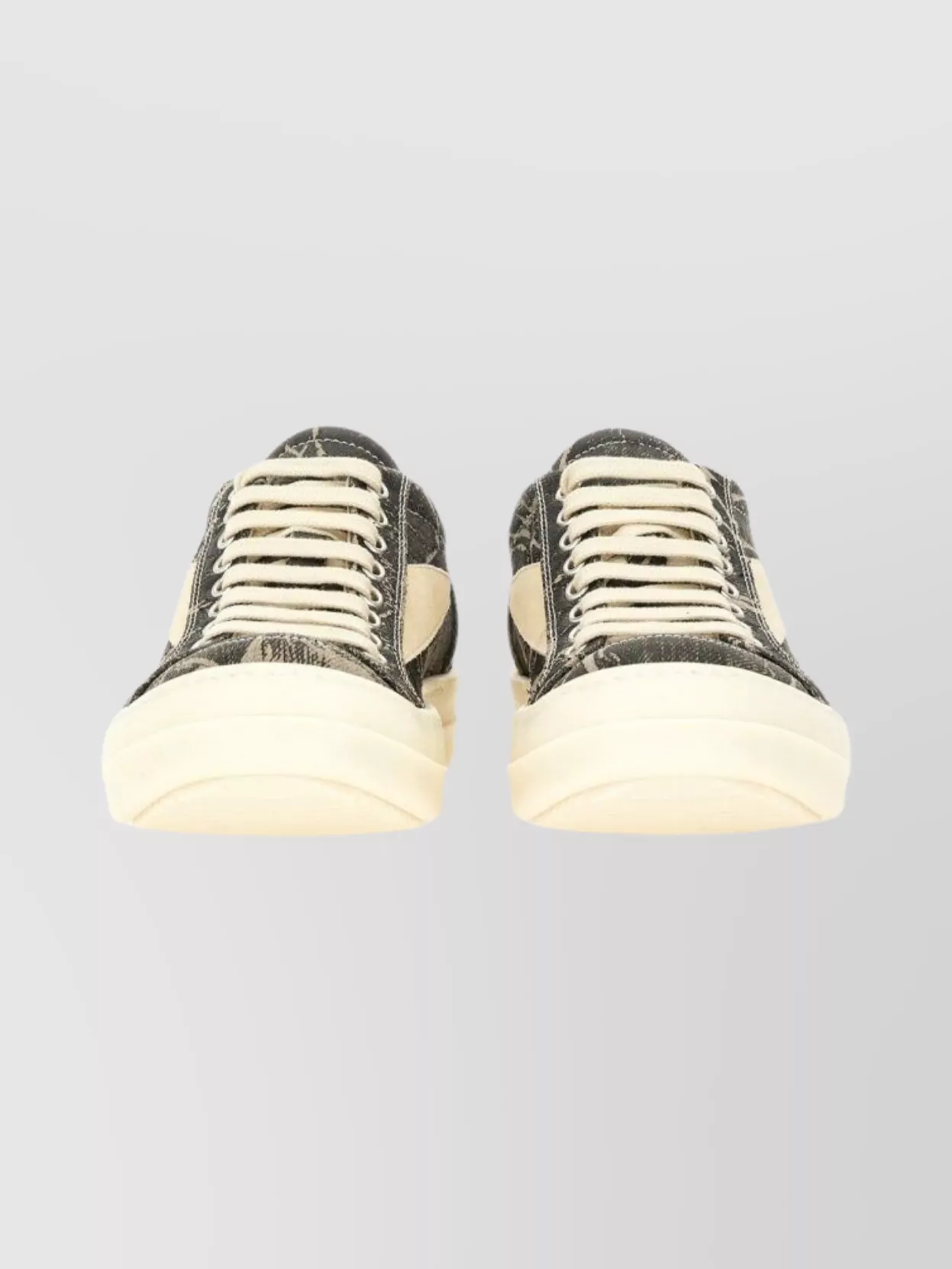 Rick Owens Drkshdw Canvas Low-Top Sneakers Rubber Sole