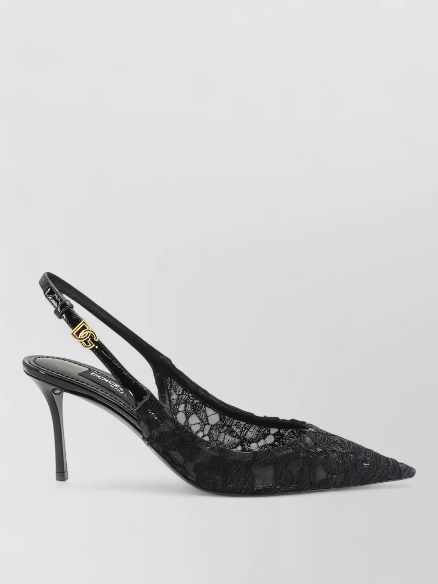 Dolce&Gabbana lace slingback pumps