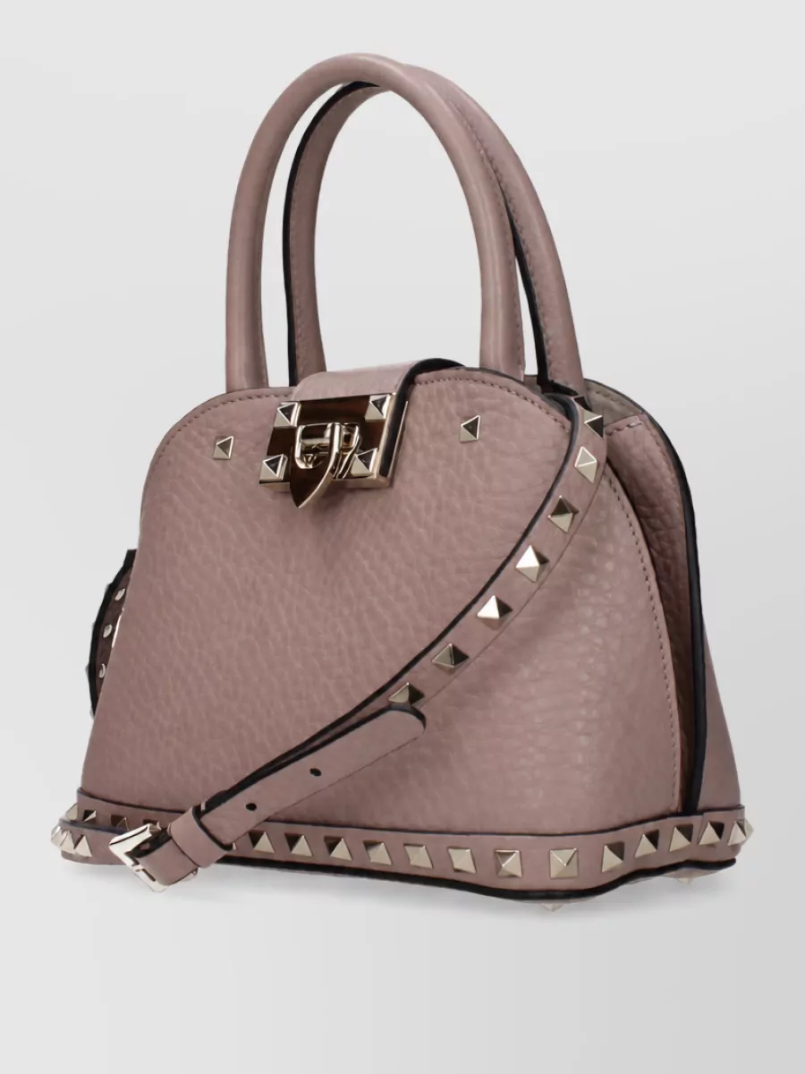 Valentino Garavani Rockstud Spike Leather Shoulder Bag