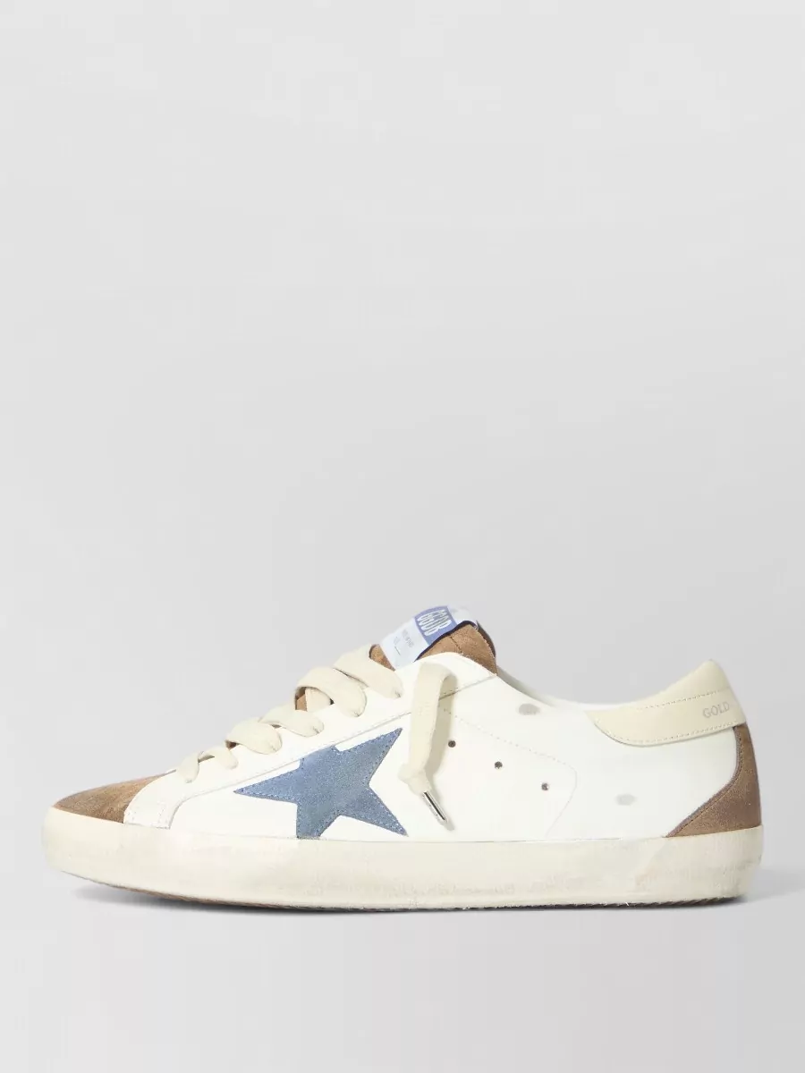 Golden Goose Leather Low-Top Sneakers