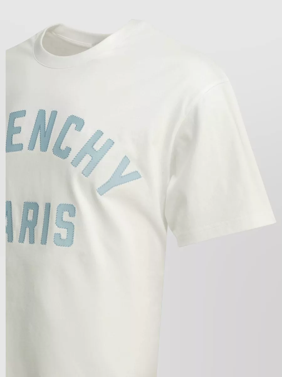 Givenchy Cotton Logo Print Crew Neck T-Shirt