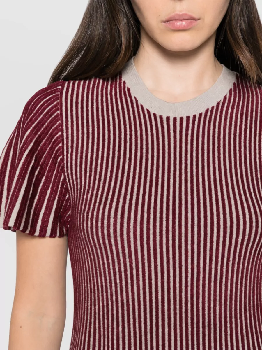Emporio Armani Striped Mini Dress