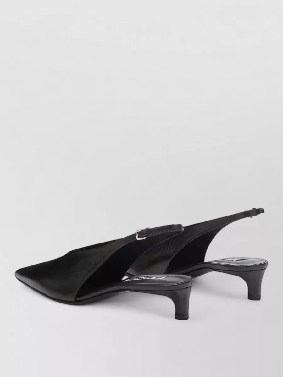 Jil Sander Leather Slingback Pumps