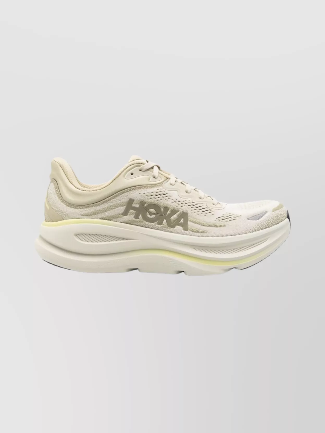 Hoka One One Casual Round Toe Sneakers With Mesh Upper