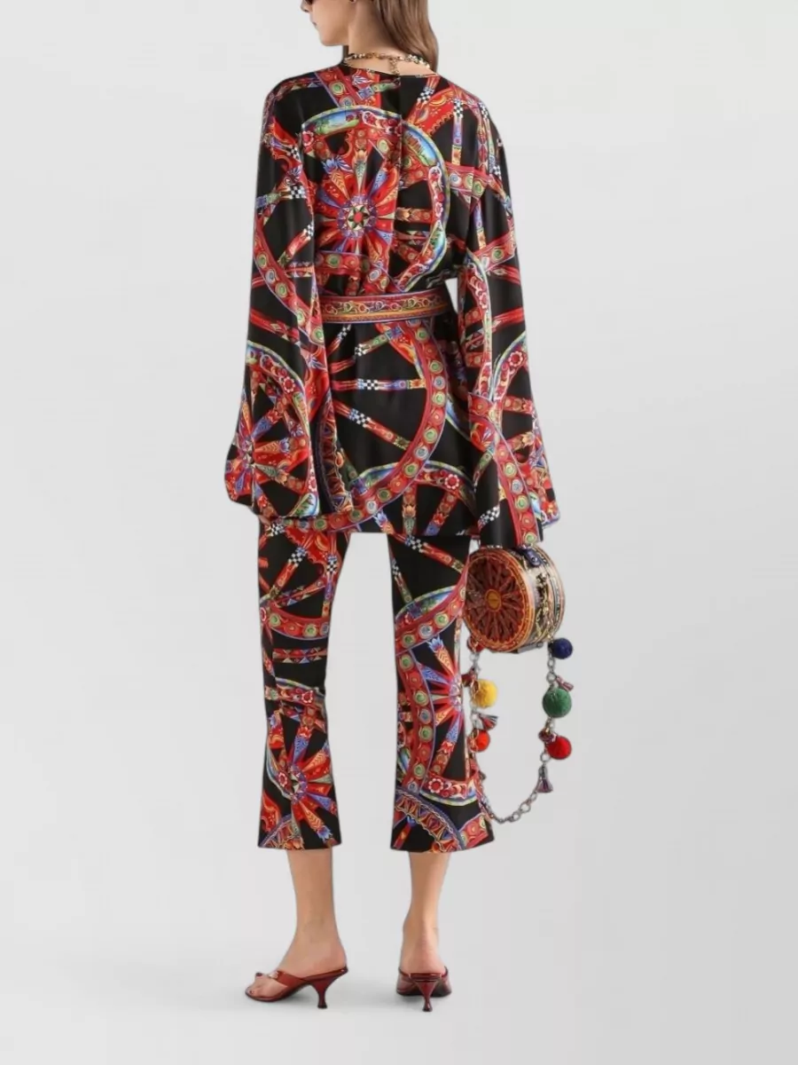 Dolce&Gabbana Silk Printed Mini Dress