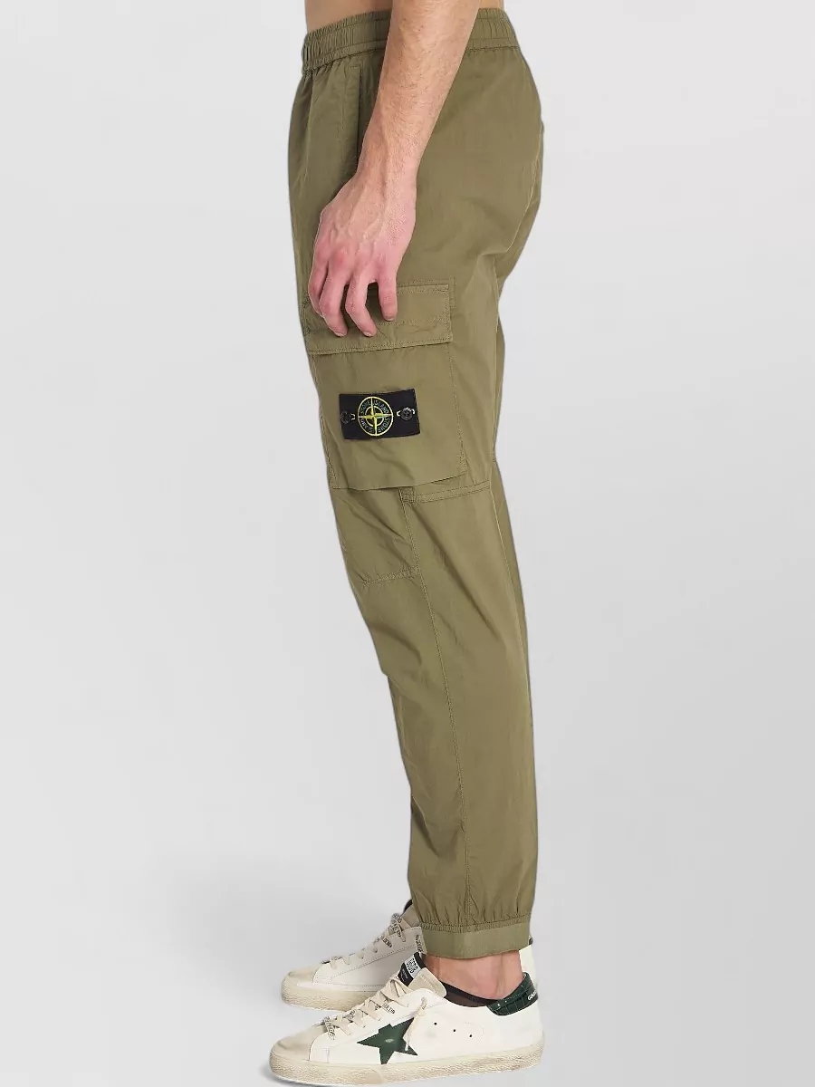 Stone Island Regular Fit Tapered Cargo Cotton Pants