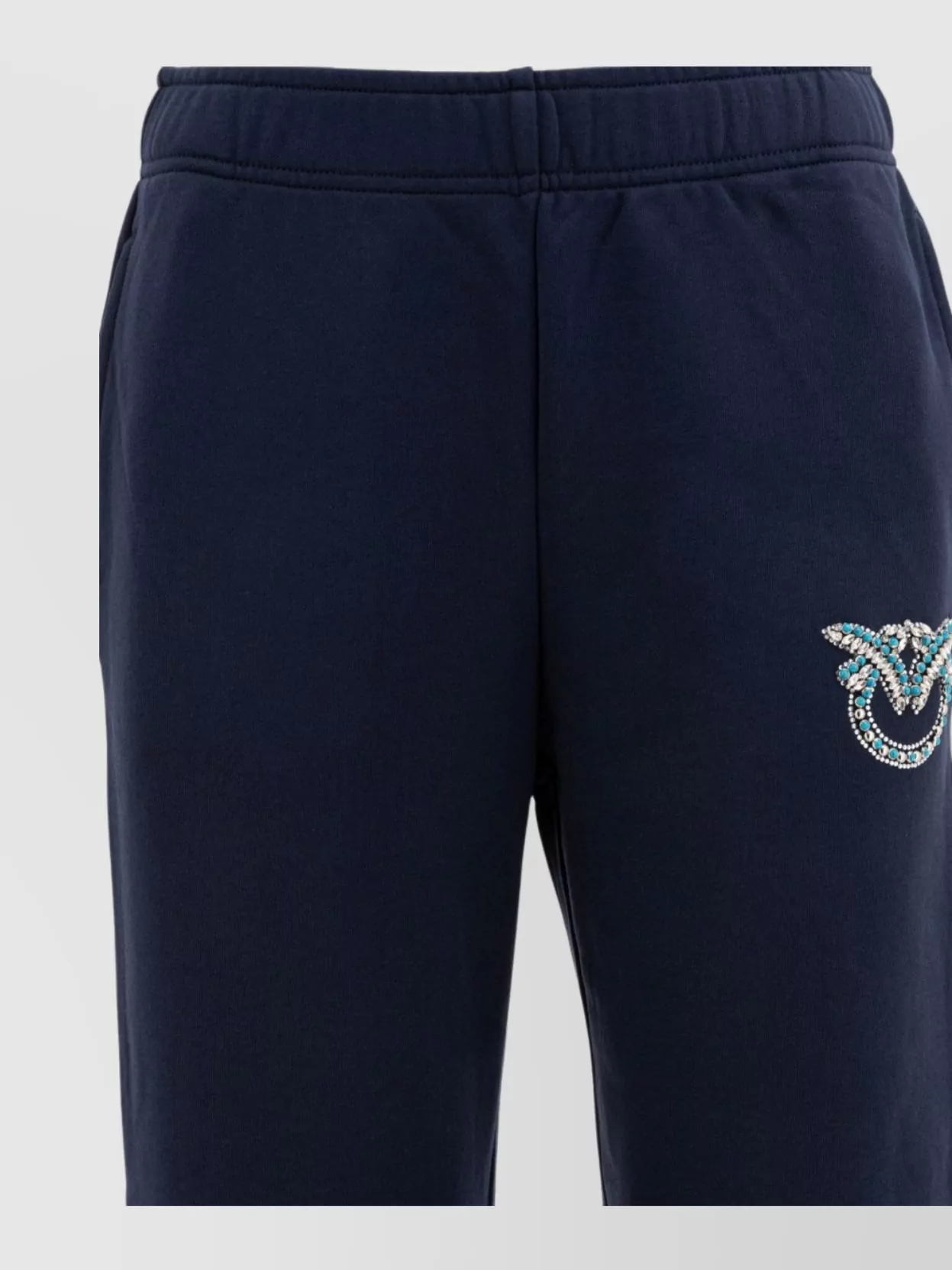 Pinko Trousers With Elastic Waistband And Side Pockets