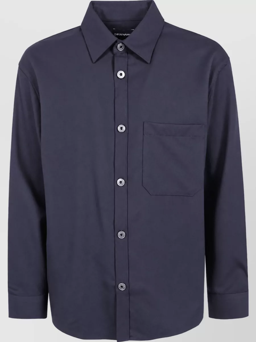 Emporio Armani virgin wool classic shirt