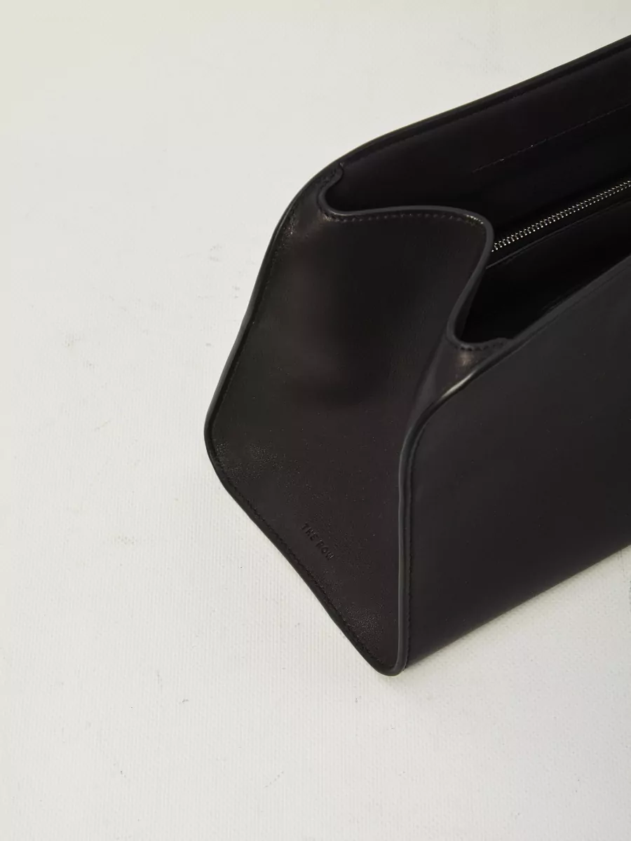 The Row Leather Clutch Bag