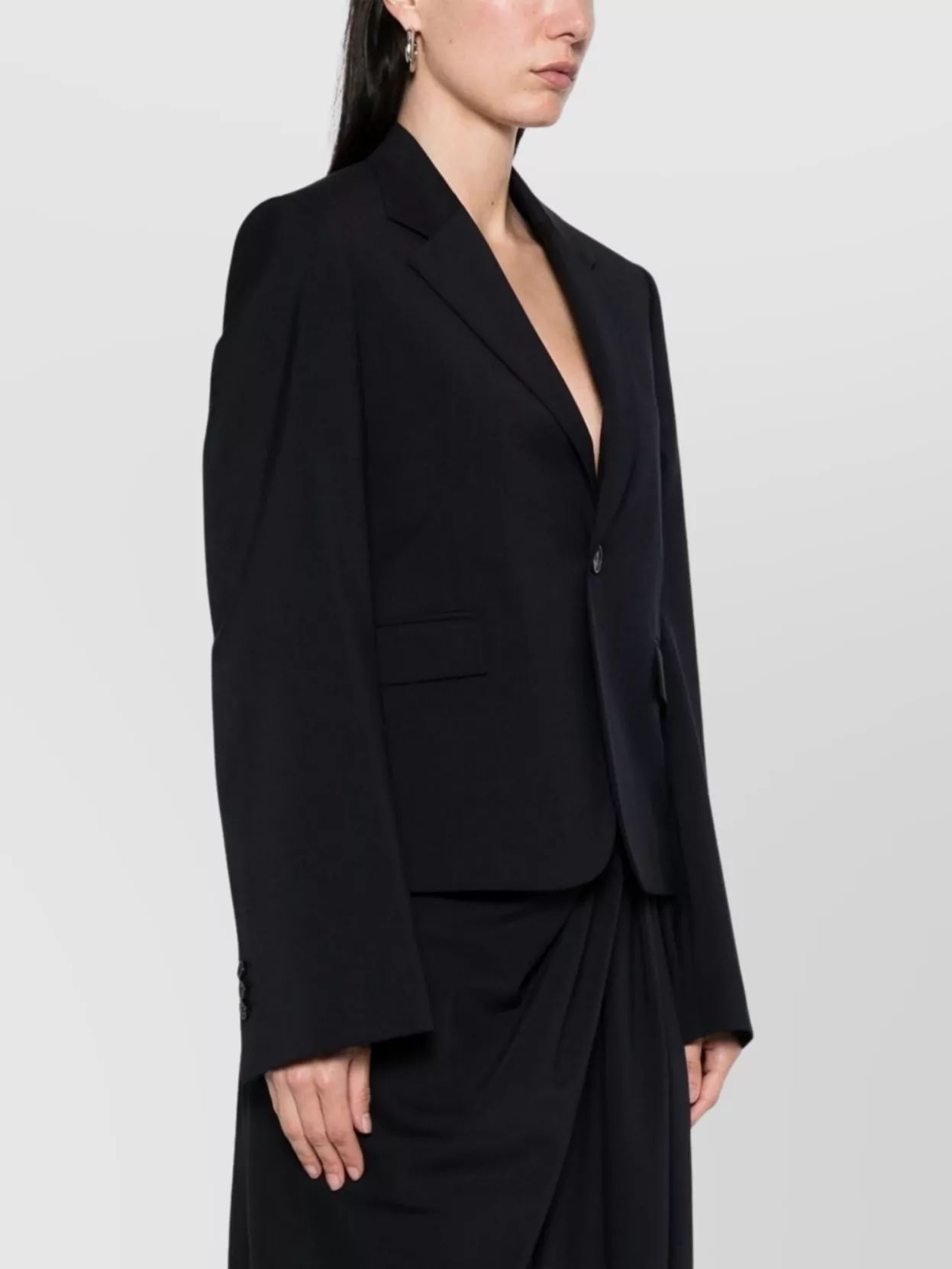 Shop Loewe Flap Pockets Tailored Jacket