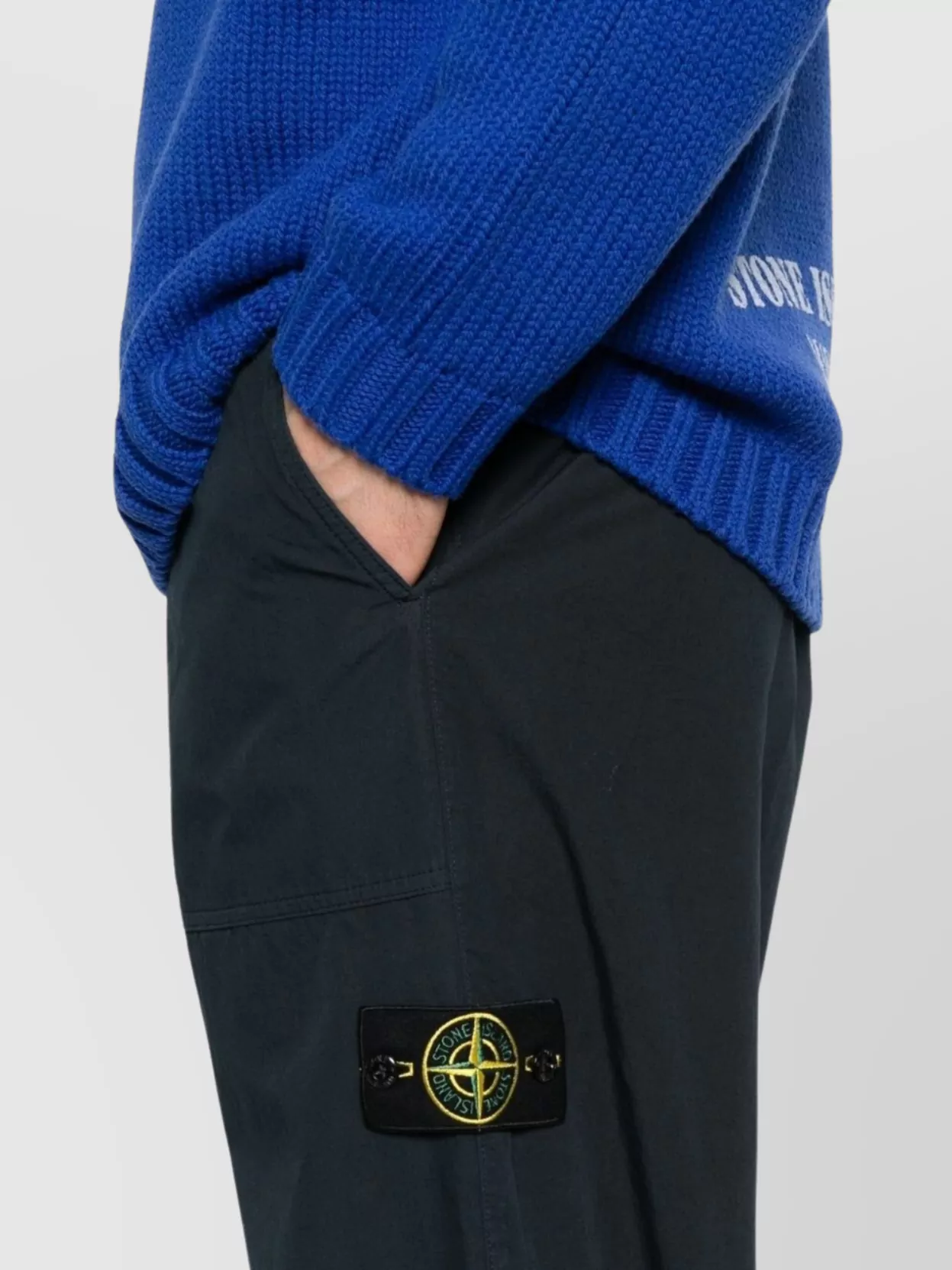 Stone Island Flap Pocket Elastic Waistband Ribbed Cuffs