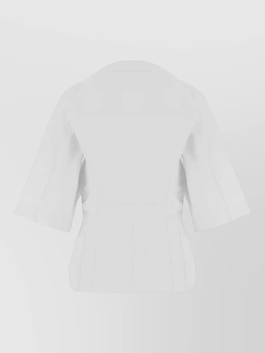 Jacquemus Cotton Short-Sleeve Boat Neck Shirt