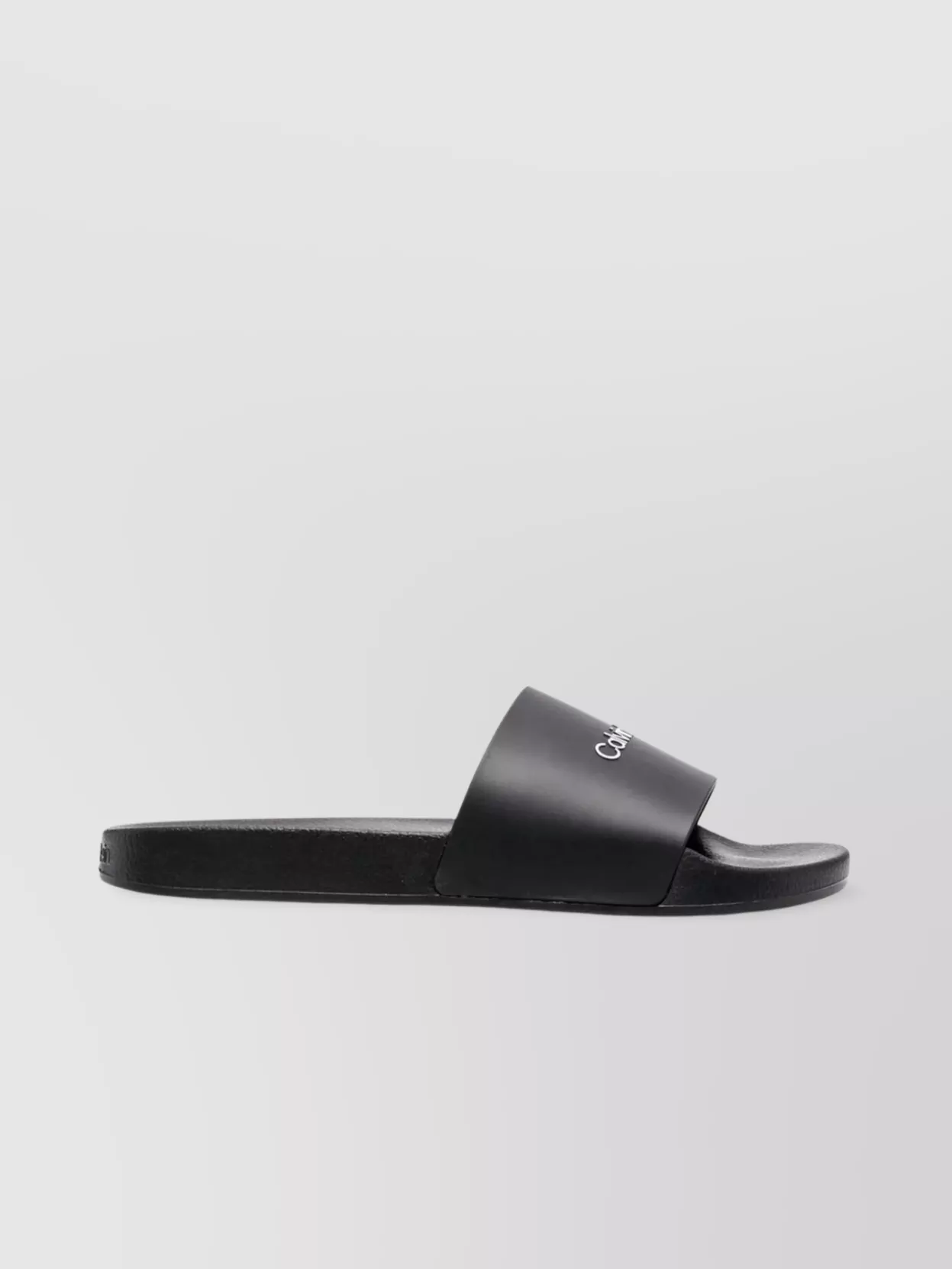Calvin Klein Slide Sandales De Piscine En Caoutchouc