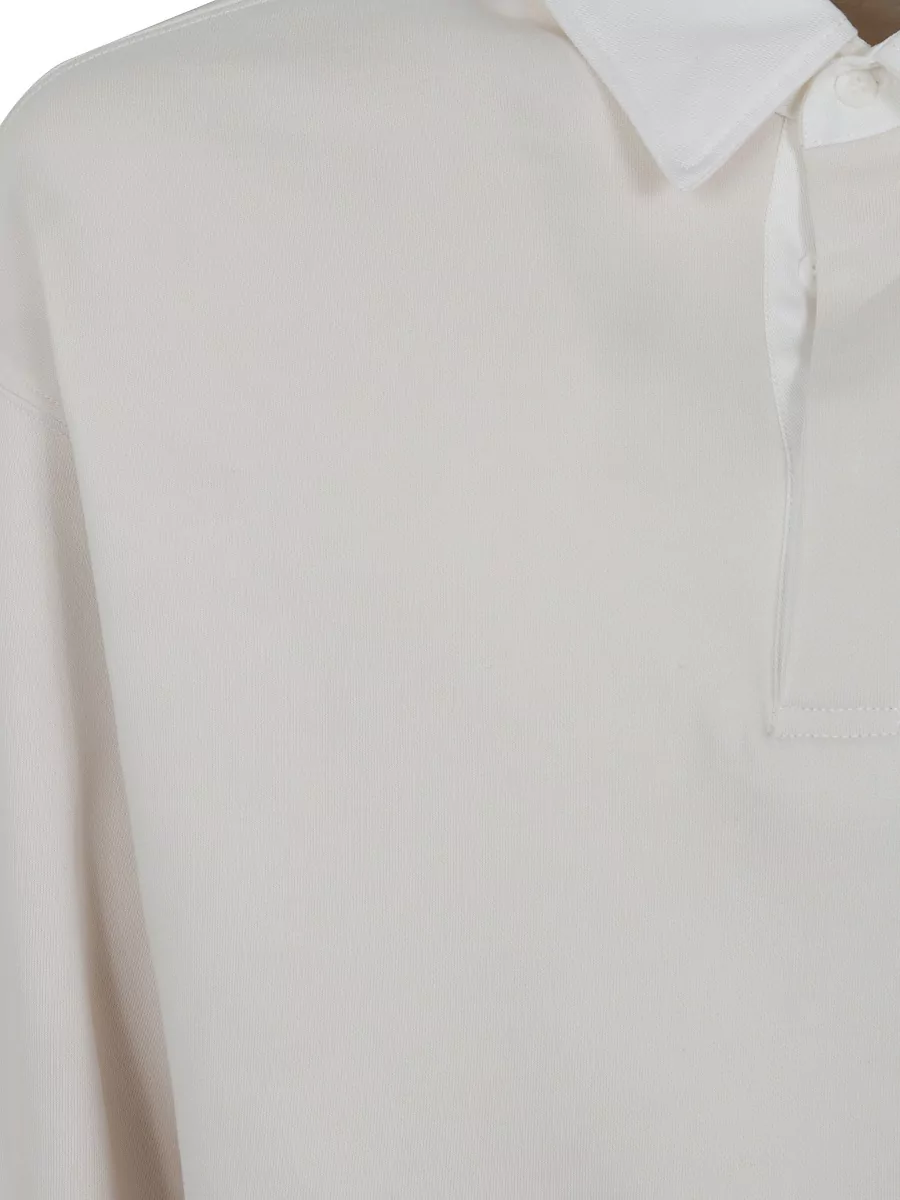 Woc Cotton Polo Neck Sweater