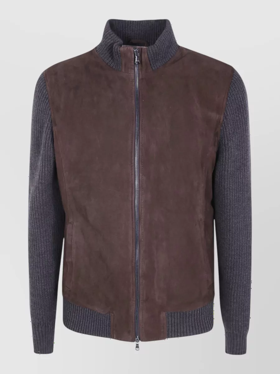 Barba Napoli leather jacket