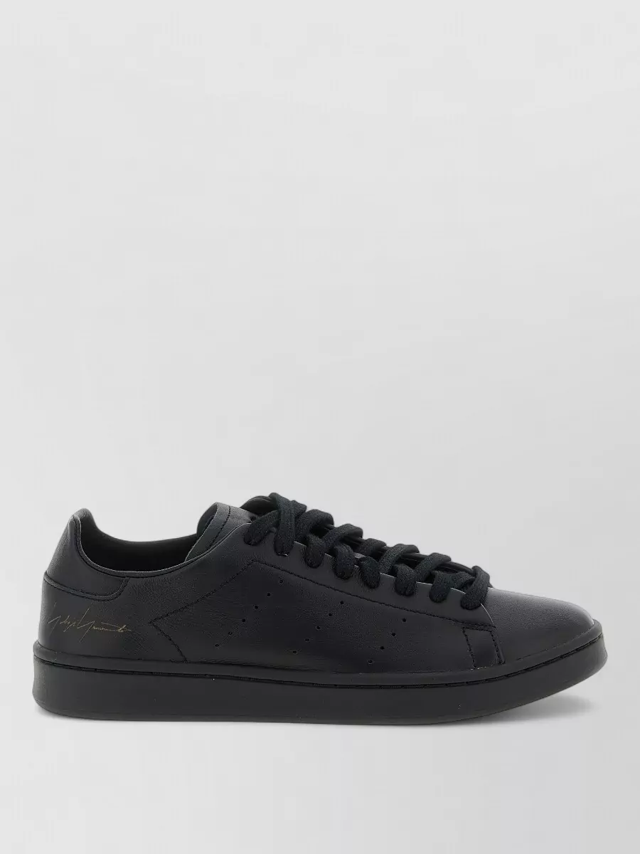 Y-3 Leather Low-Top Sneakers