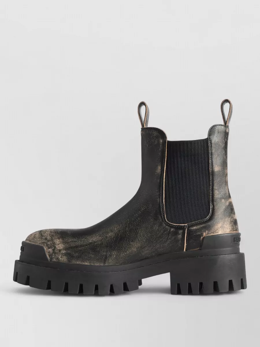 Balenciaga Leather Chelsea Boots