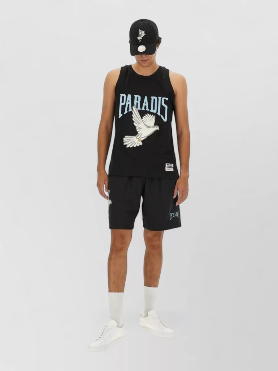 3.paradis Polyester logo shirt