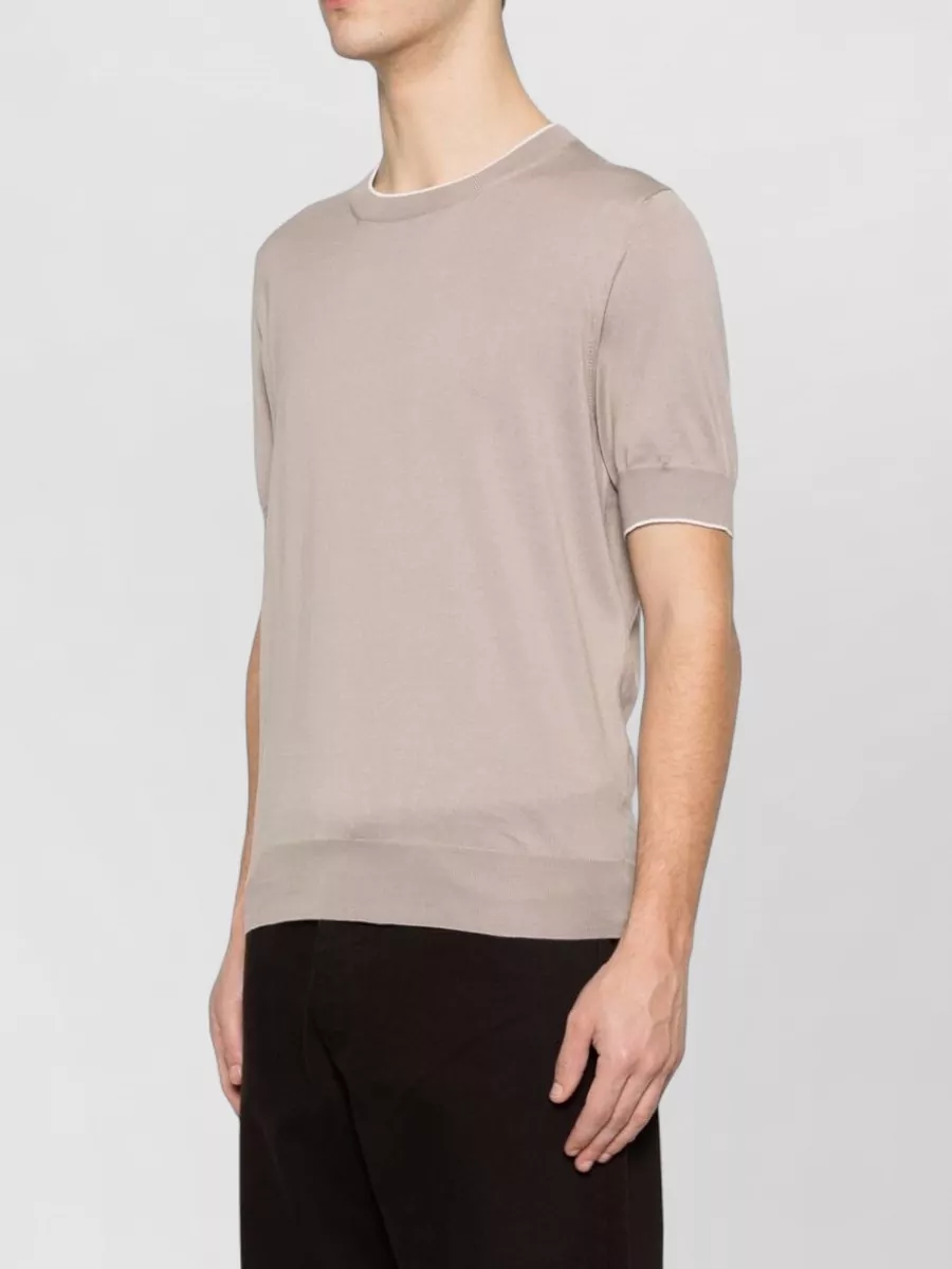 Brunello Cucinelli Cotton Crew-Neck Short-Sleeve T-Shirt