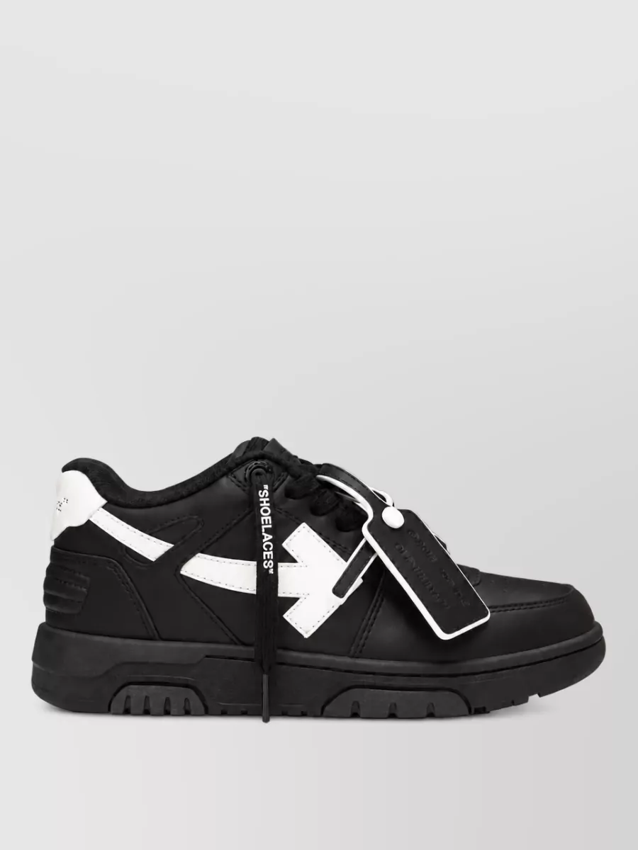 Off-White Leather Lace-Up Shoes